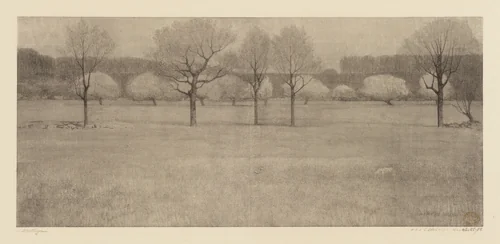 Orchard by Elbridge Kingsley, print, 1860-1905