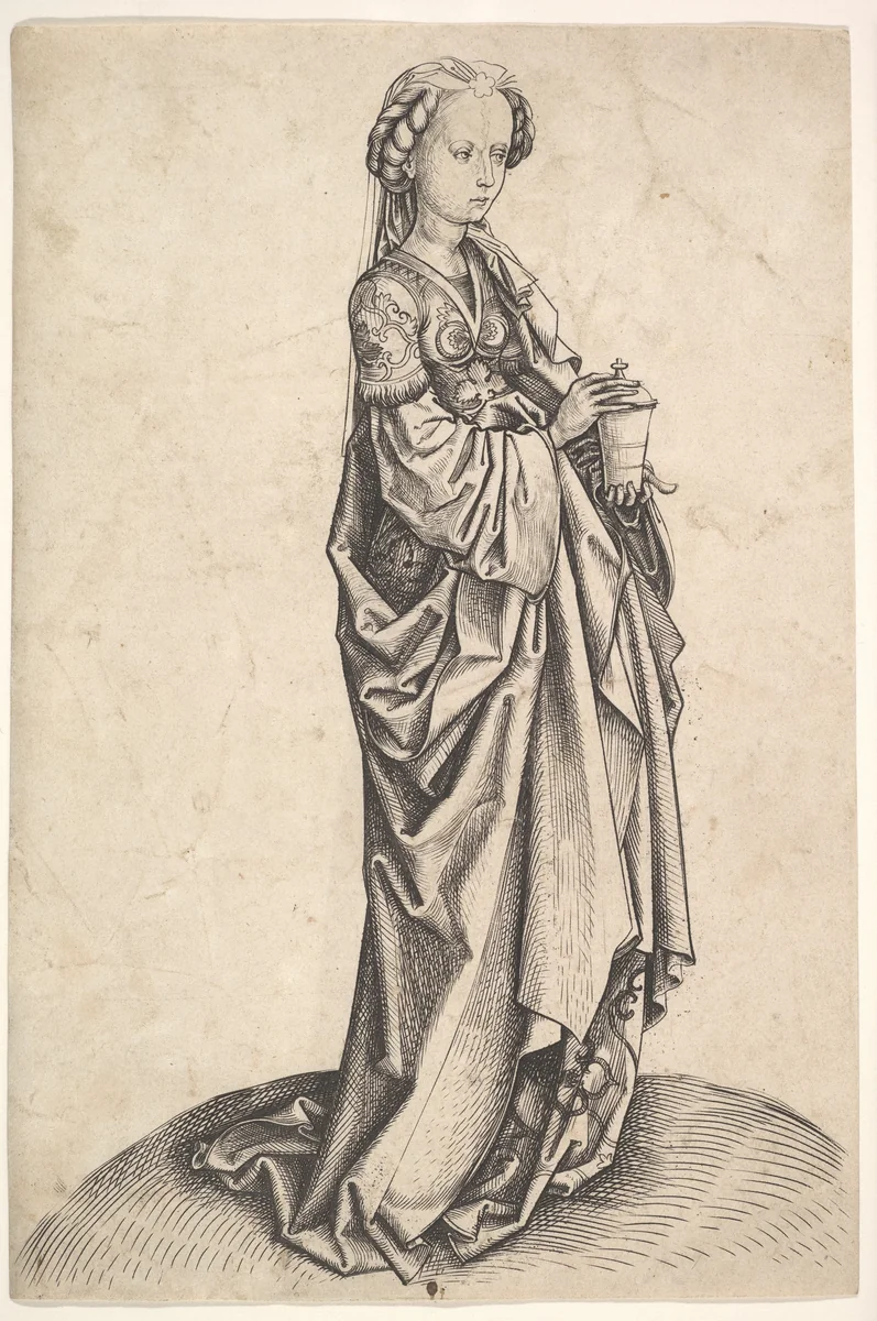 Mary Magdalen by Master i.e., print, 1480-1500