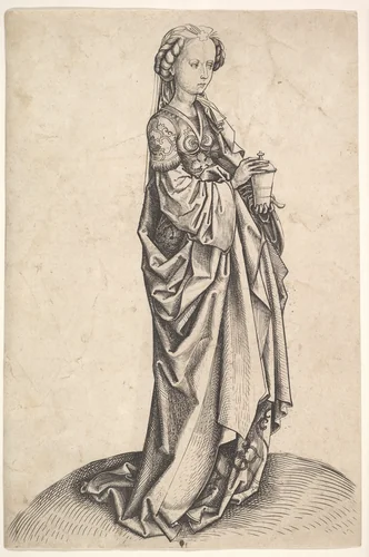 Mary Magdalen by Master i.e., print, 1480-1500