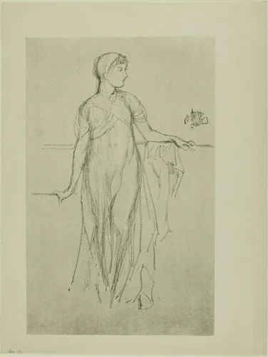 Study by James McNeill Whistler, print, 1879