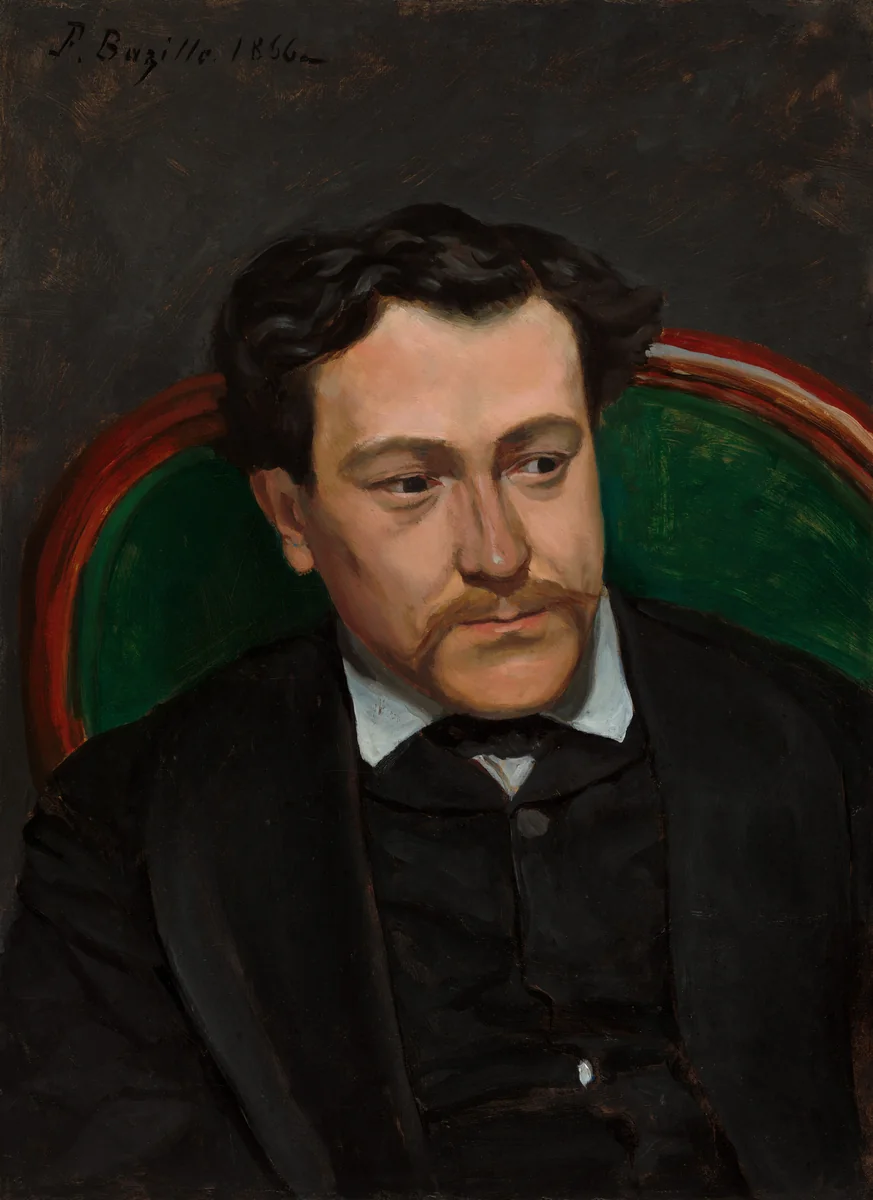 Edouard Blau by Frédéric Bazille, painting, 1869