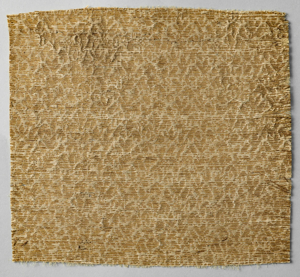 Textile with Tiny Leaves by Unknown, textile, 1275-1350