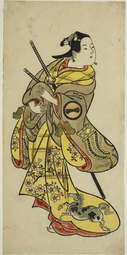 The Actor Ichikawa Monnosuke I by Okumura Toshinobu, print, 1713-1724