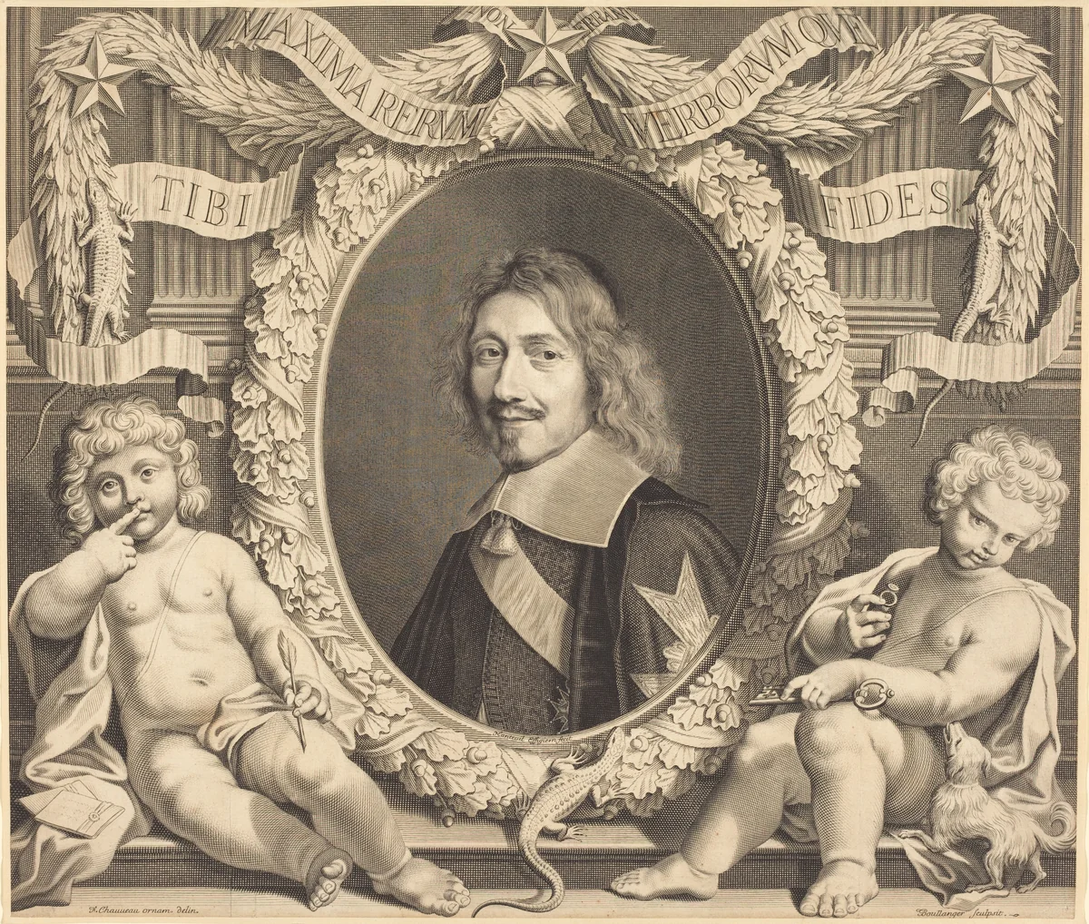 Chancellor Michel Le Tellier by Robert Nanteuil, print, 1662