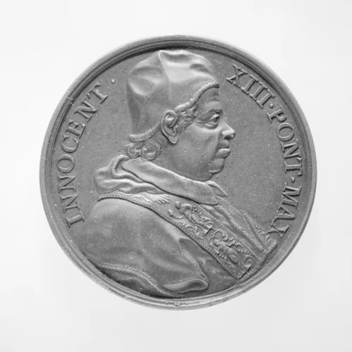 Innocent XIII (Pope 1721–24) by Ermenegildo Hamerani, metalwork, 1721