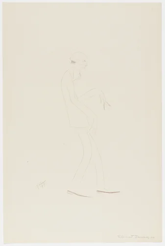 Georges Ribemont-Dessaignes from Caricatures by Georges de Zayas: Eight Very Modern Painters, Two Sculptors and a Musician (Caricatures par Georges de Zayas: Huit peintres, deux sculpteurs et un musicien très modernes) by Georges de Zayas, print, 1919