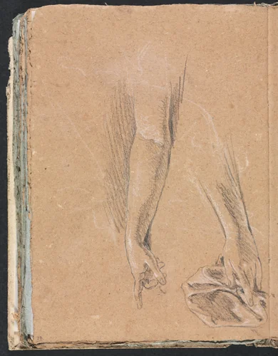 Verona Sketchbook: Arms and hands with drapery (page 78) by Francesco Lorenzi, book, 1760