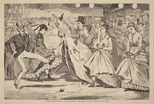 A Parisian Ball - Dancing at the Mabille, Paris by Winslow Homer, print, 1867