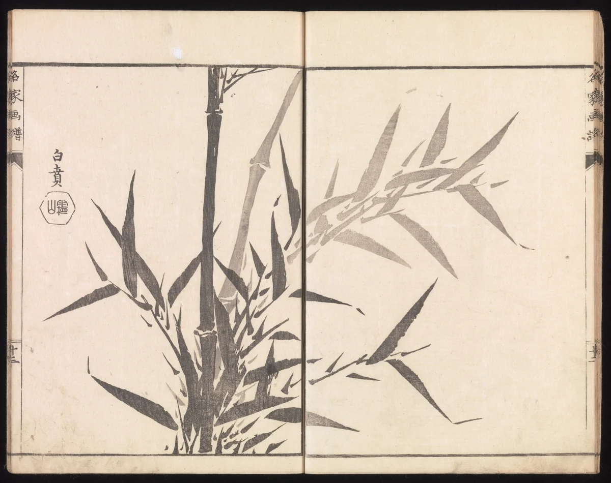 Sketches Reproduced from Works of Famous Artists by Kawanabe Kyōsai (河鍋暁斎), book, 1814