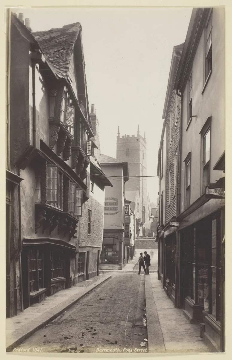 Dartmouth, Foss Street by Francis Bedford, photograph, 1860-1894