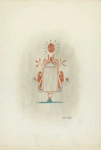 Wall Painting by Cornelius Christoffels, index of american design, 1941