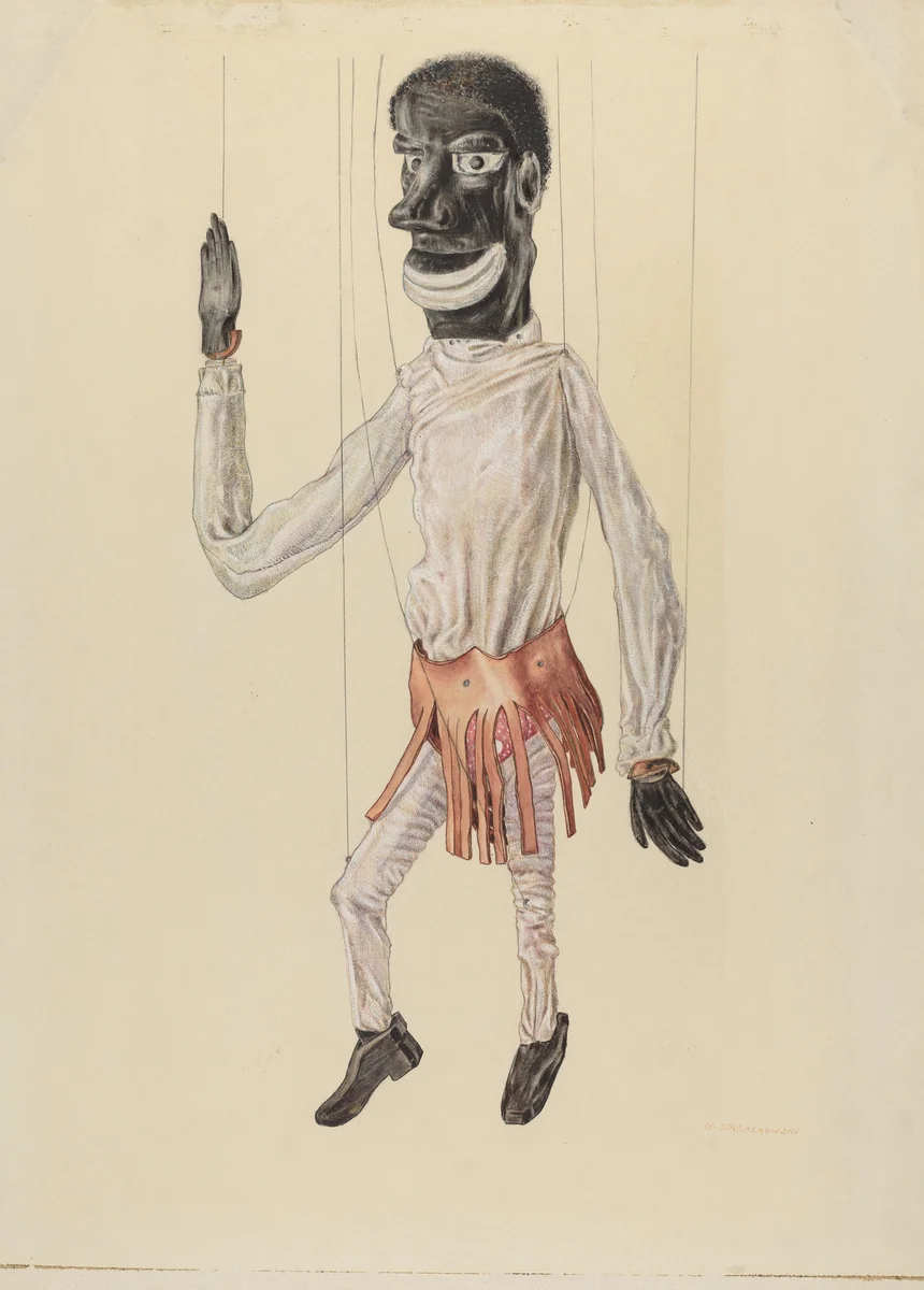 Joe, the Cannibal by Edward Strzalkowski, index of american design, 1937