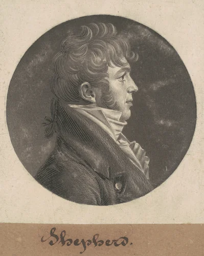 Shepherd by Charles B. J. Févret de Saint-Mémin, print, 1803