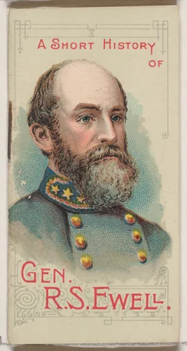 A Short History of General Richard Stoddart Ewell, from the Histories of Generals series of booklets (N78) for Duke brand cigarettes by W. Duke, Sons & Co., print, 1888