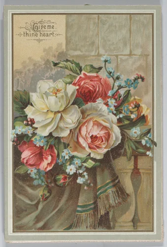 Valentine - mechanical bouquet by anonymous, other, 1870-1880