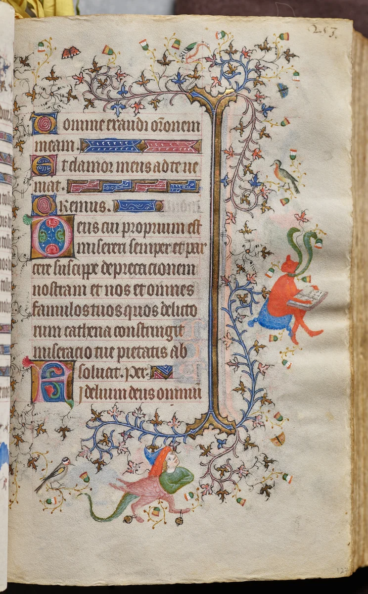 Hours of Charles the Noble, King of Navarre (1361-1425): fol. 127r, Text by Master of the Brussels Initials and Associates, book, 1400-1410