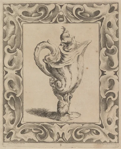 Festivitates Aurifabris (...) / Verscheide Snakeryen dienstich voor Goutsmits, Beelthouwers, Steenhouwers, en alle die de const beminnen (Plate 4) by Johannes Lutma, book, 1654-1678