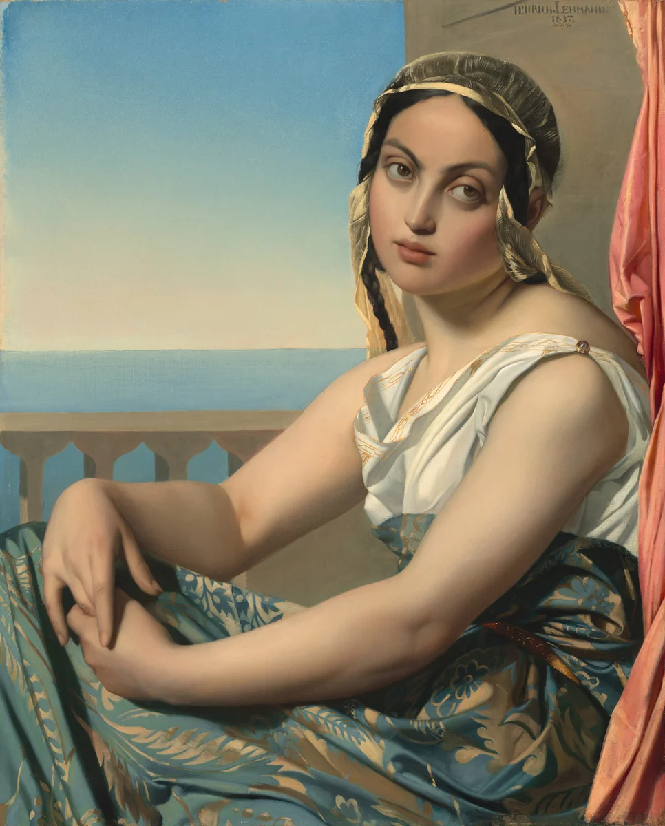 Woman of the "Orient" by Henri Lehmann, painting, 1837