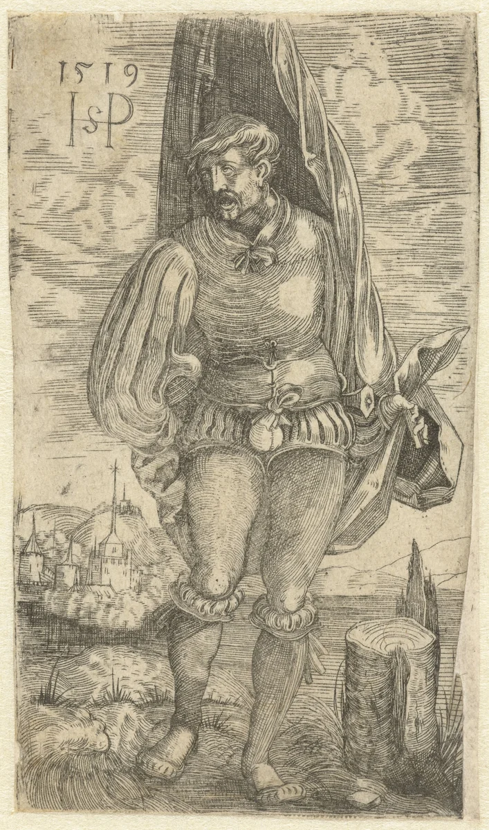 Vaandeldrager by Unknown, print, 1519