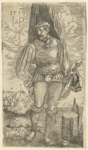 Vaandeldrager by Unknown, print, 1519