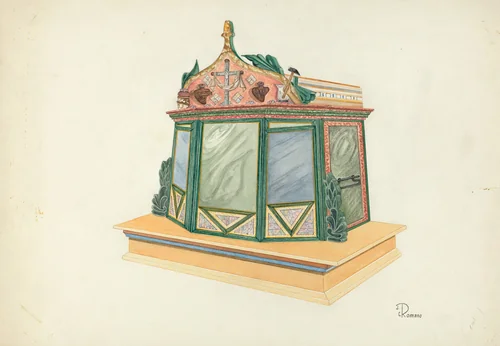 Tabernacle by Josephine C. Romano, index of american design, 1935-1942