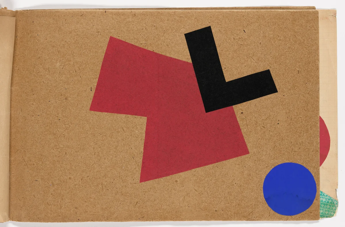 Untitled from 1918 by Aleksei Kruchenykh, illustrated book, 1917