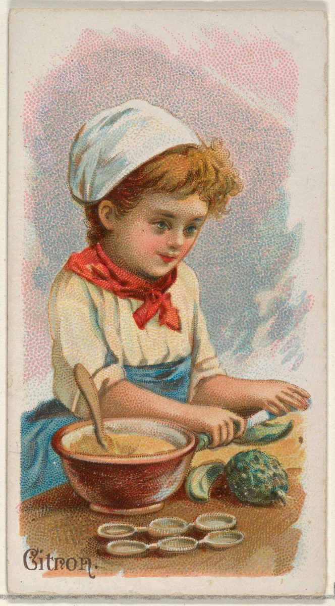 Citron, from the Fruits series (N12) for Allen & Ginter Cigarettes Brands by Allen & Ginter, print, 1891