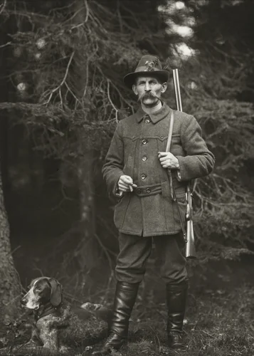 Gamekeeper by August Sander, photograph, 1911