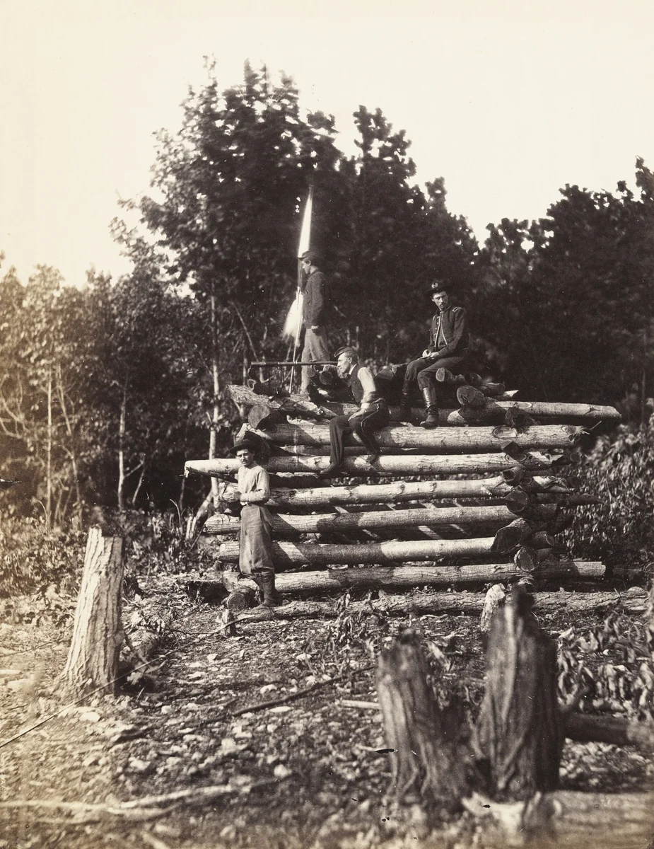 Signal Tower on Elk Mountain, Maryland by Alexander Gardner, Timothy O'Sullivan, photograph, 1862