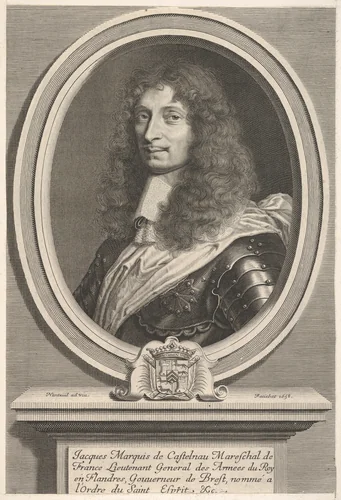 Maréchal de Castelnau by Robert Nanteuil, print, 1653-1663