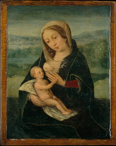 Virgin and Child by Netherlandish, painting, 1525-1549