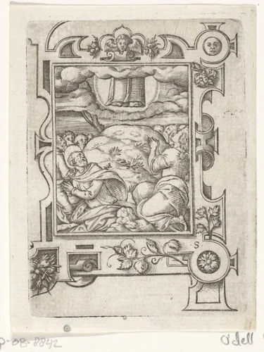 Hemelvaart by Virgilius Solis, print, 1524-1562