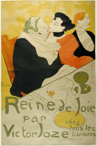 Reine de Joie by Henri de Toulouse-Lautrec, print, 1892