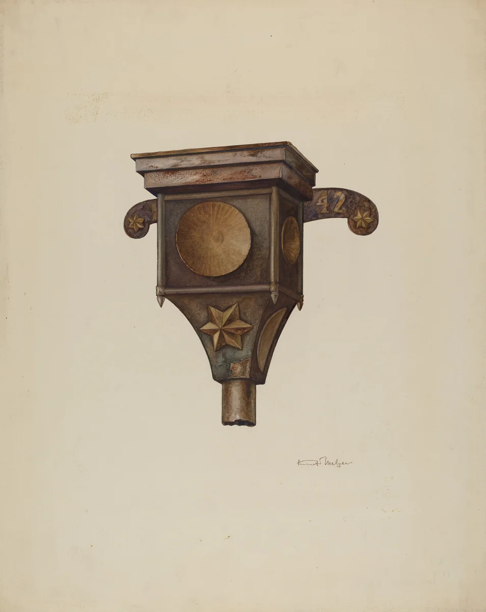 Conductor Head by Kurt Melzer, index of american design, 1938