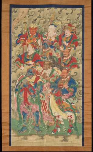 Nine Guardian Kings by Unidentified Artist, painting, 1368-1644