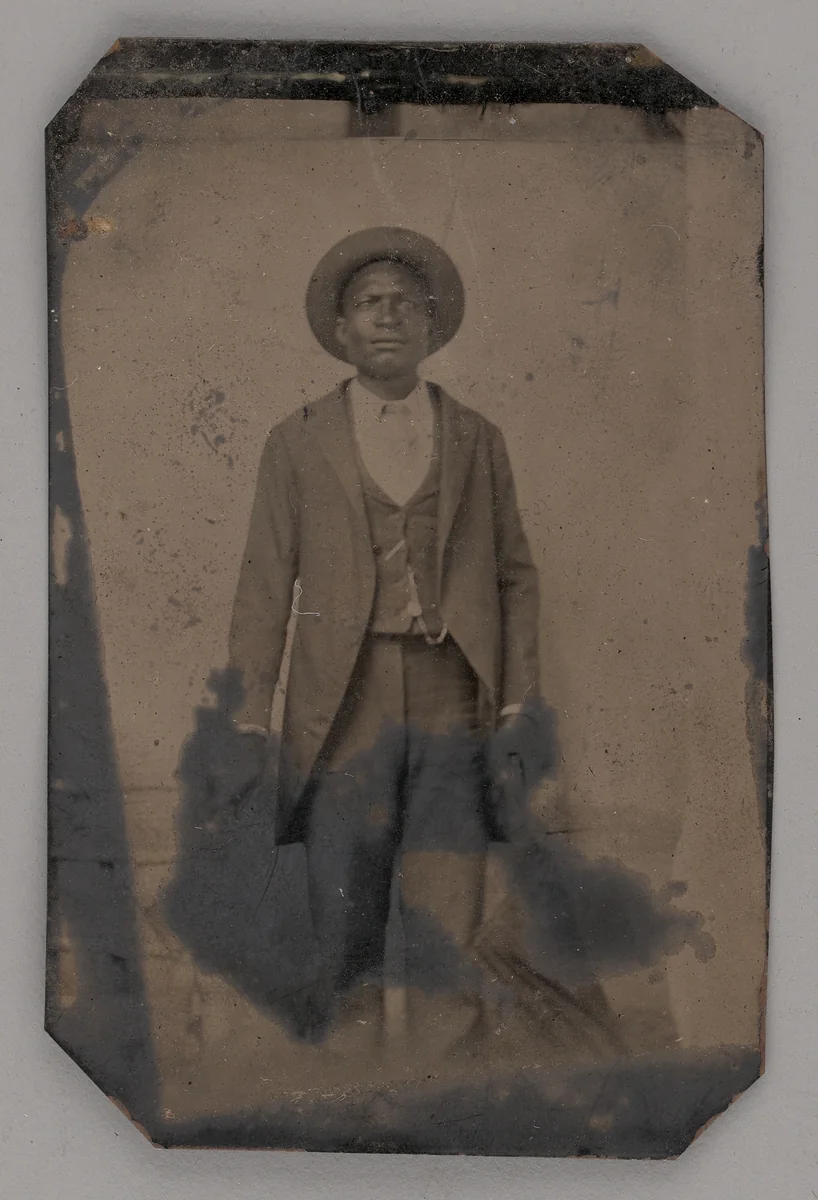 Untitled (Portrait of a Standing Man) by Unknown maker, other, 1860-1870