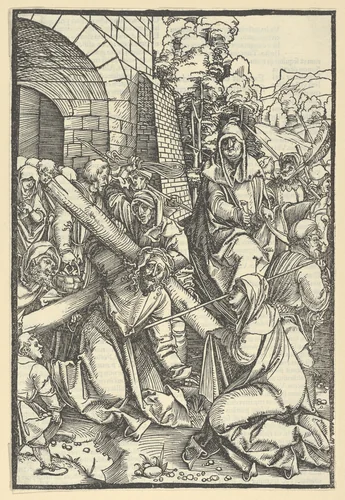 The Bearing of the Cross, from Speculum passionis domini nostri Ihesu Christi by Hans Schäufelein, print, 1507