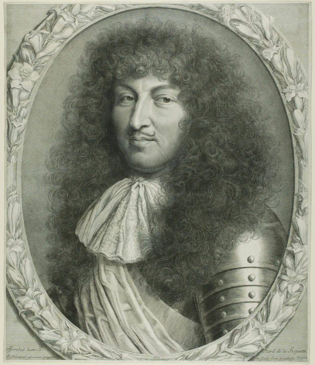 Louis XIV by Robert Nanteuil, print, 1669