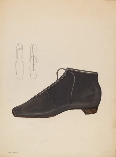 Woman's Shoe by Melita Hofmann, index of american design, 1936