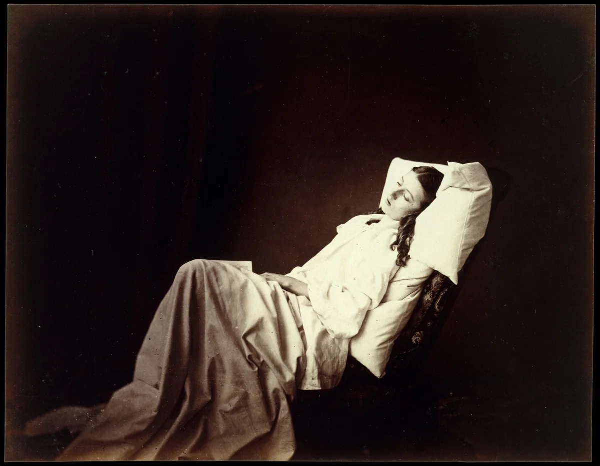 "She Never Told Her Love" by Henry Peach Robinson, photograph, 1857
