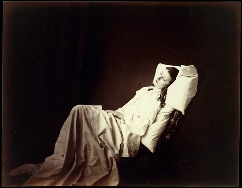 "She Never Told Her Love" by Henry Peach Robinson, photograph, 1857
