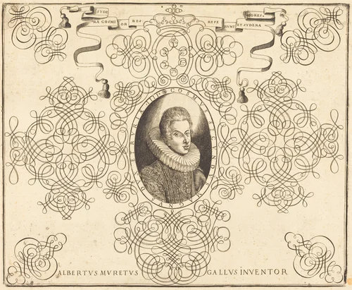 Cosimo II de' Medici by Albert Muret, print, 1609-1621