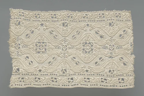 Fragment (From a Border) by Italy, textile, 1601-1650