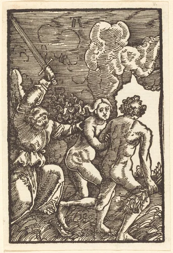 Expulsion from Paradise by Albrecht Altdorfer, print, 1513