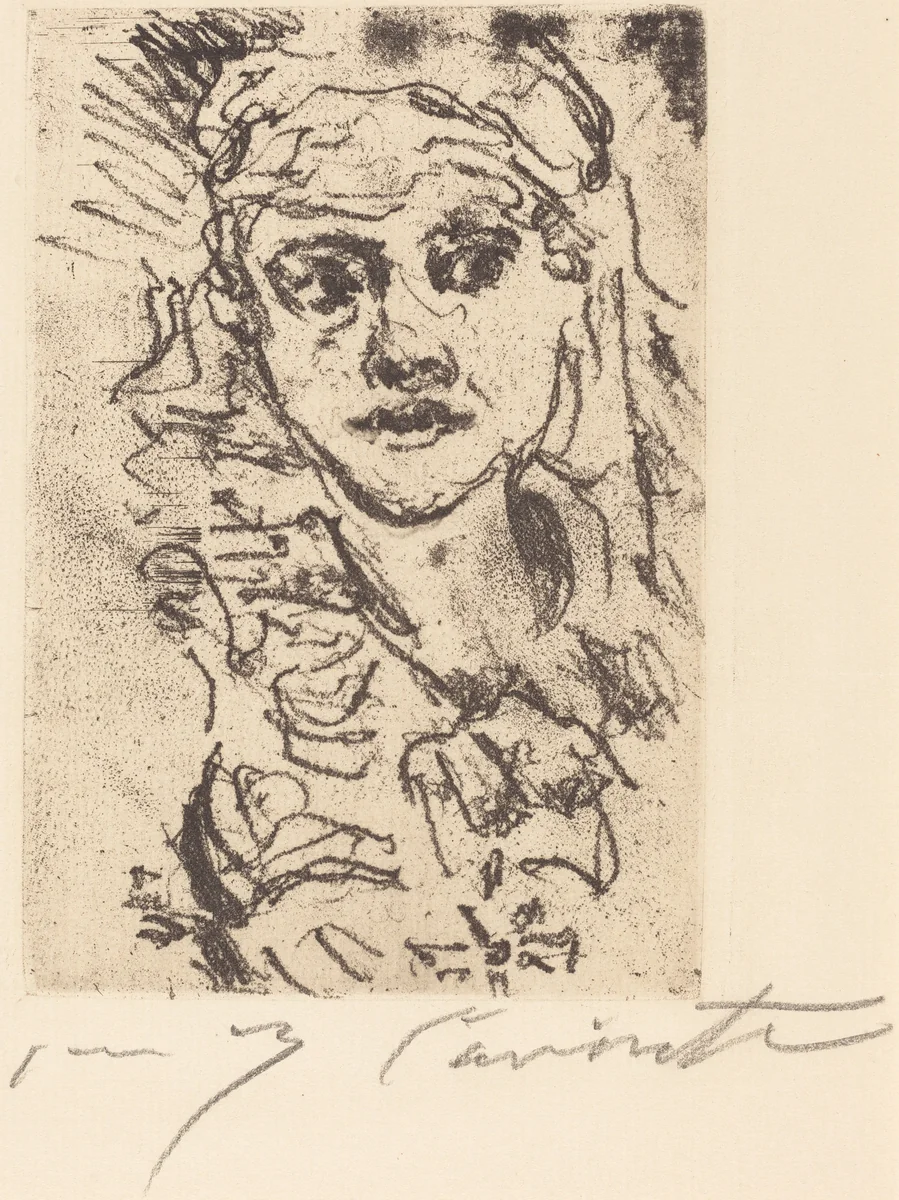 Henny Porten by Lovis Corinth, print, 1923