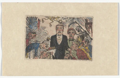 Pride (L'Orgeuil) from The Deadly Sins (Les Péchés capitaux) by James Ensor, print, 1904