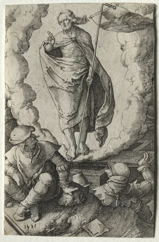 The Passion: The Resurrection by Lucas van Leyden, print, 1521