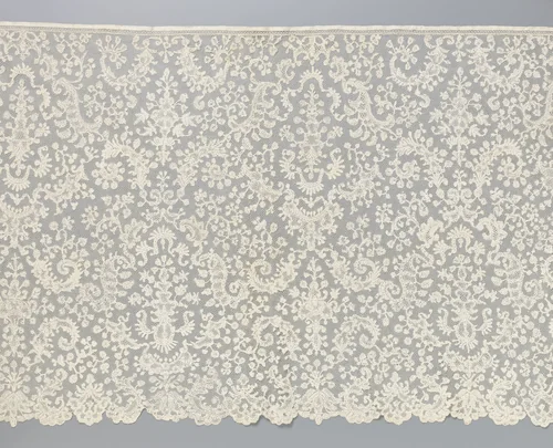 Albestrook van kloskant met kandelaber-motieven by anonymous, book, 1690-1699