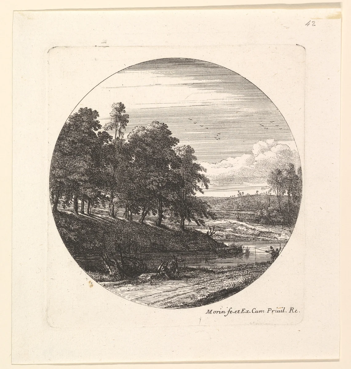 L'Enclos by Jean Morin, print, 1605-1650