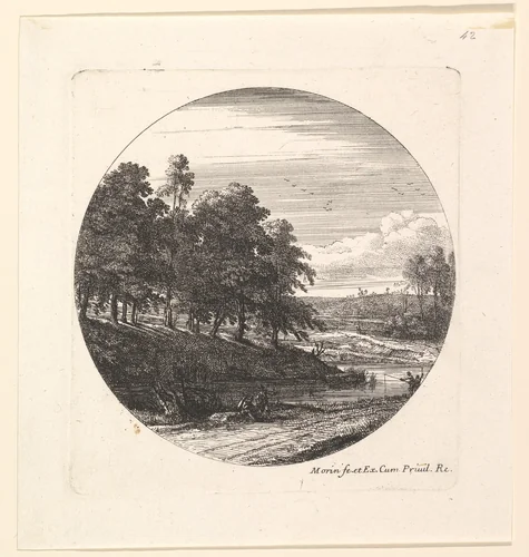 L'Enclos by Jean Morin, print, 1605-1650